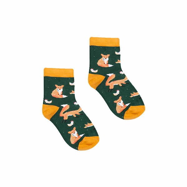 Vegane Socken | KABAK Kids Socks Incredible Fox