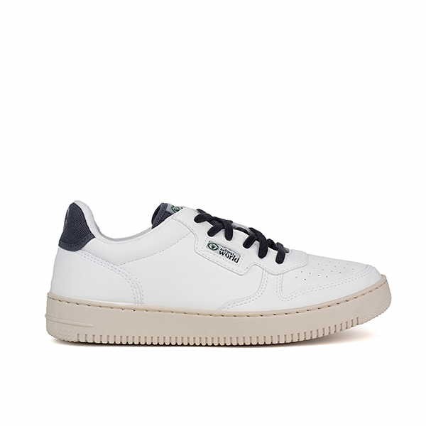 Lowcut Sneaker white/navy blue