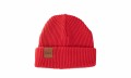 Vegane Mütze | KABAK Hat Warm Thick Knitted Poppy Red