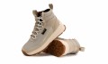 Veganer Sneaker Boot | ECOALF TIETAALF BOOTS WOMAN WHITE SAND