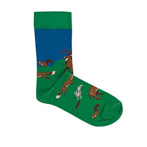 Socks Forest Animals