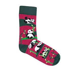 Vegane Socken | KABAK Socks Pandas Red
