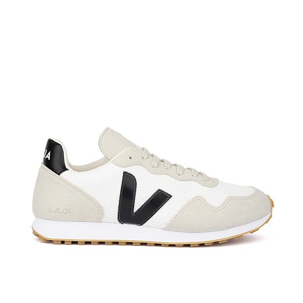 Veganer Sneaker | VEJA SDU REC Alveomesh White Black Natural